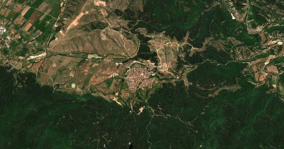 Carte satellite de Dobrinichte
