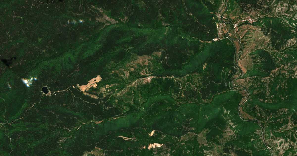Carte satellite de Kremen