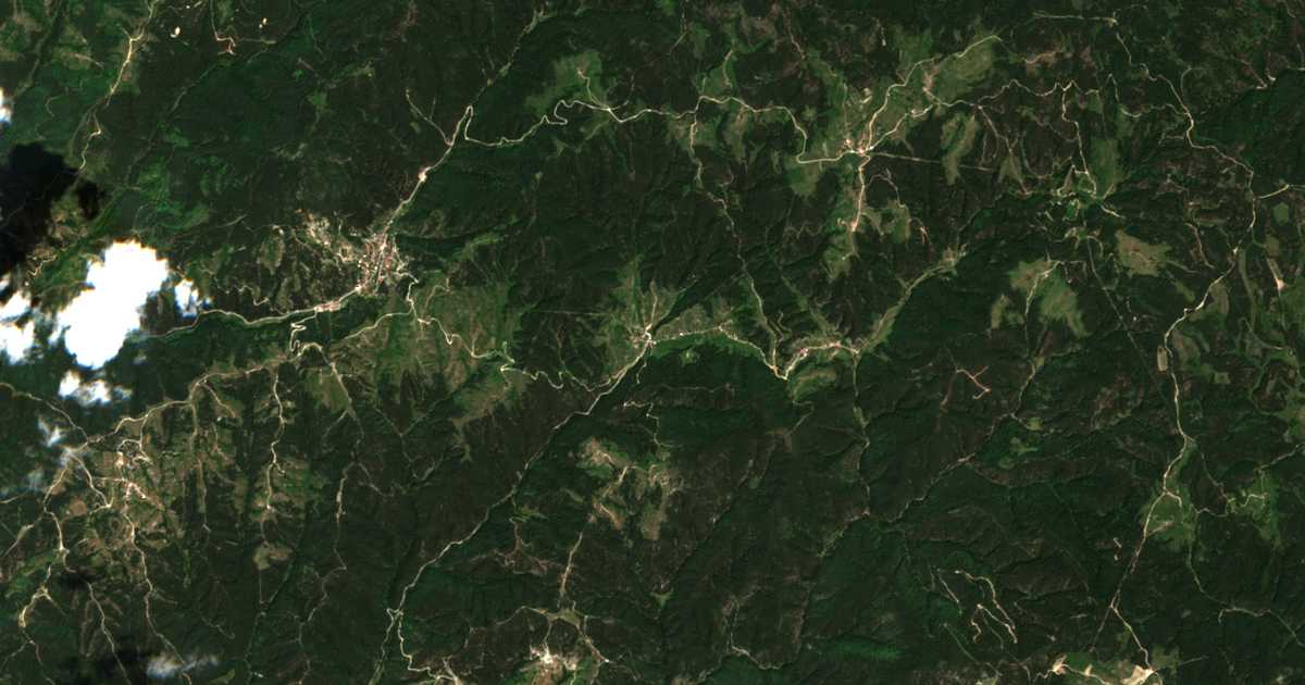 Carte satellite de Čerešovo