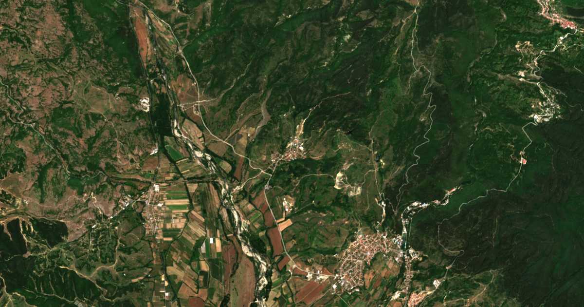 Carte satellite de Baldevo