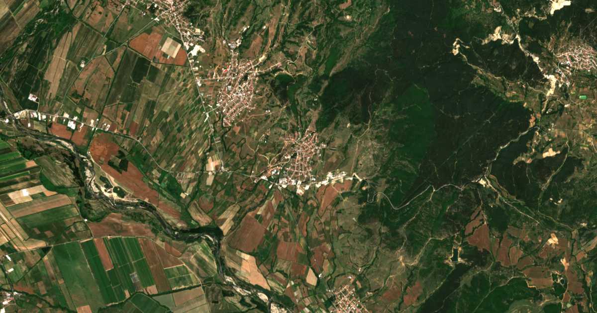 Carte satellite de Dabnitsa