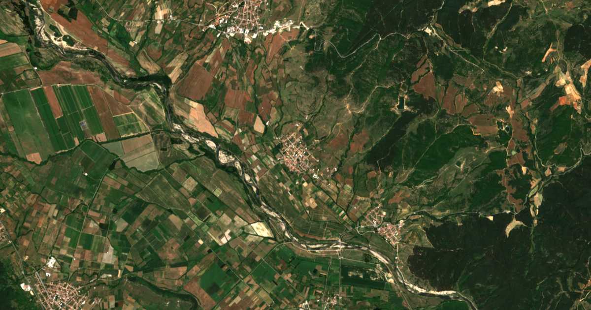 Carte satellite de Hvostyane
