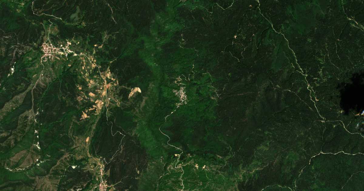Carte satellite de Kovatchevitsa