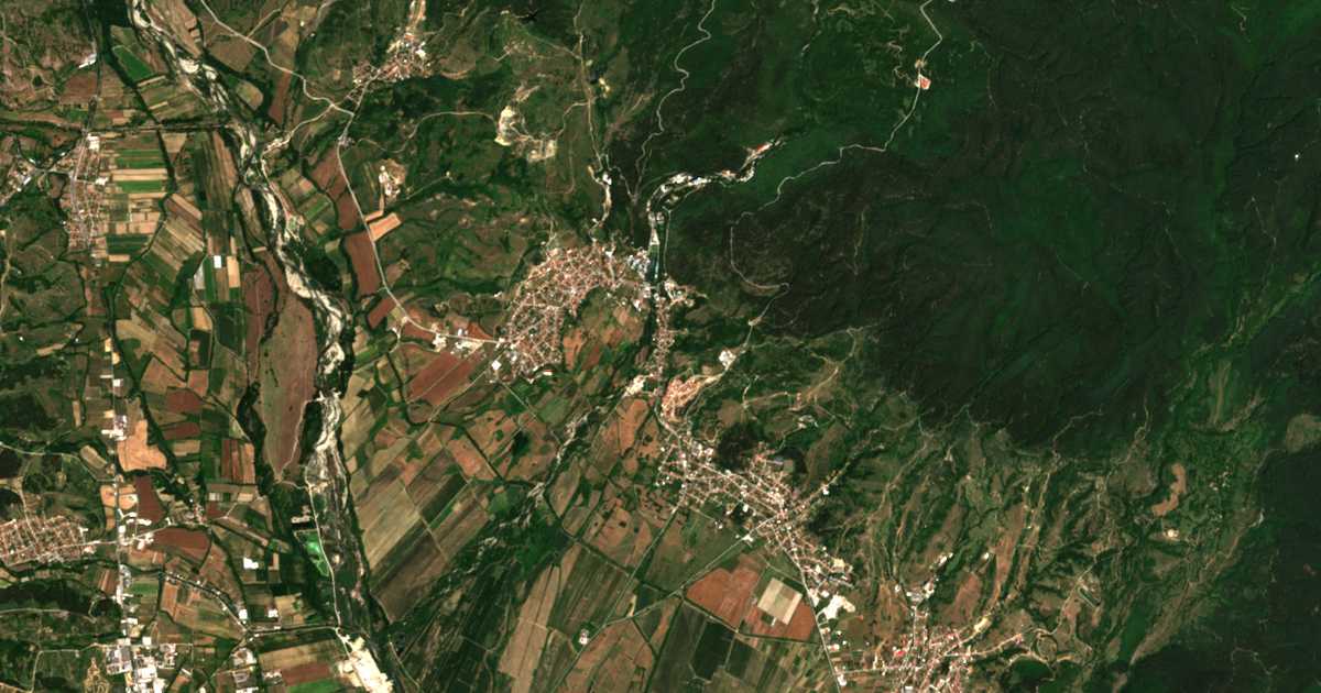 Carte satellite de Marčevo
