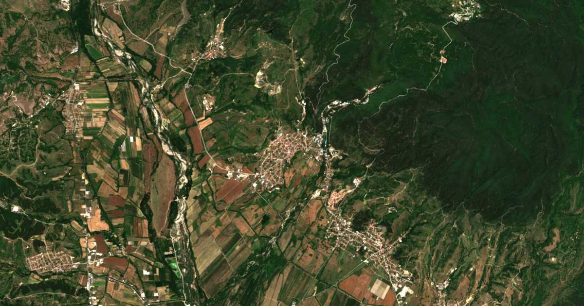 Carte satellite de Ognjanovo