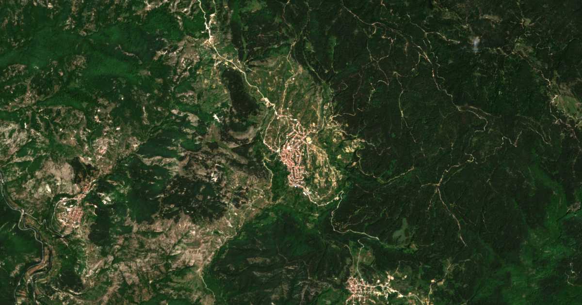 Carte satellite de Ribnovo
