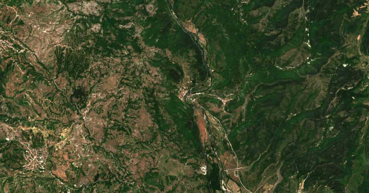 Carte satellite de Gospodintsi