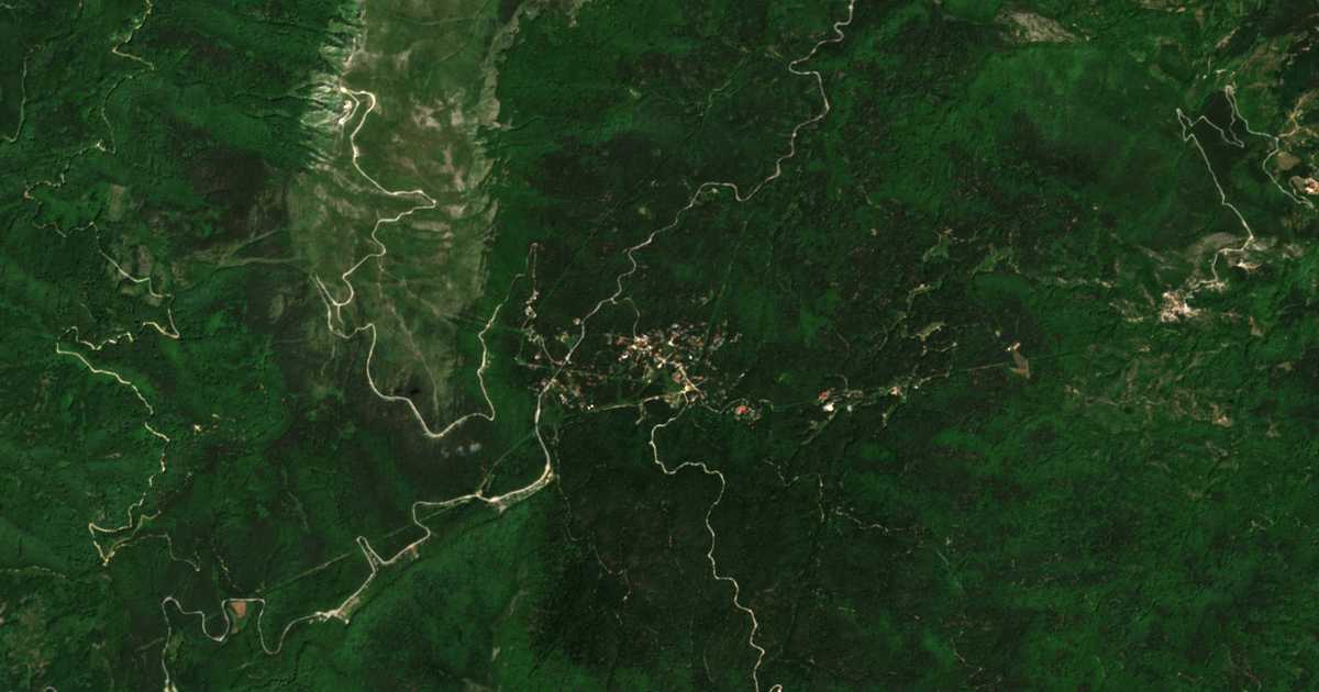 Carte satellite de Popovi livadi