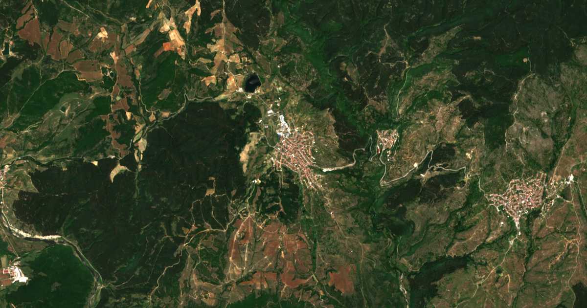 Carte satellite de Ablanitsa