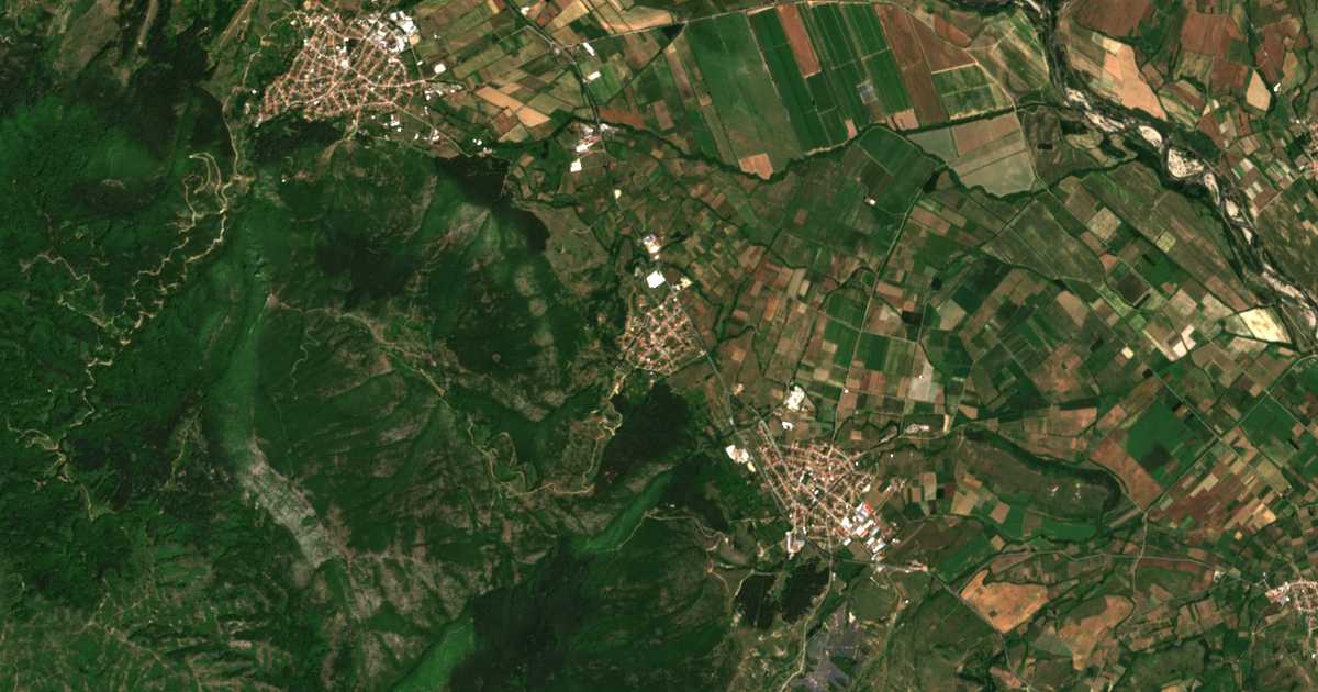 Carte satellite de Novo Leski