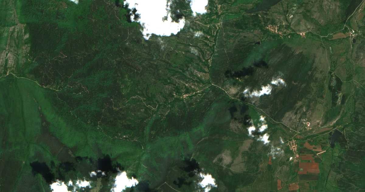 Carte satellite de Paril