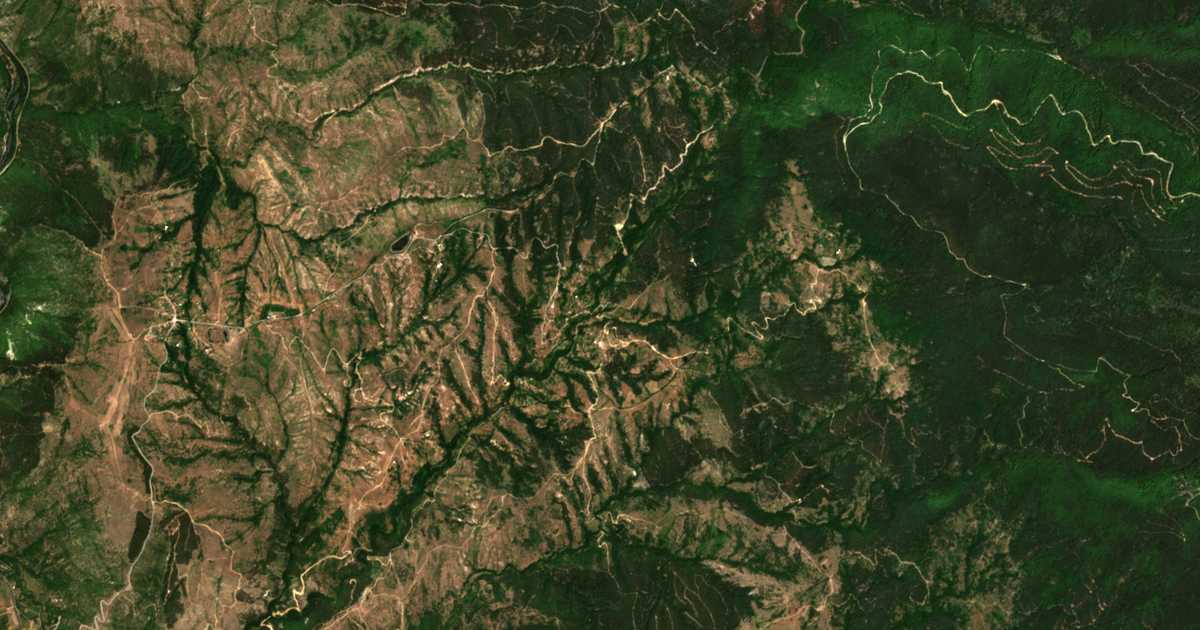 Carte satellite de Oshtava