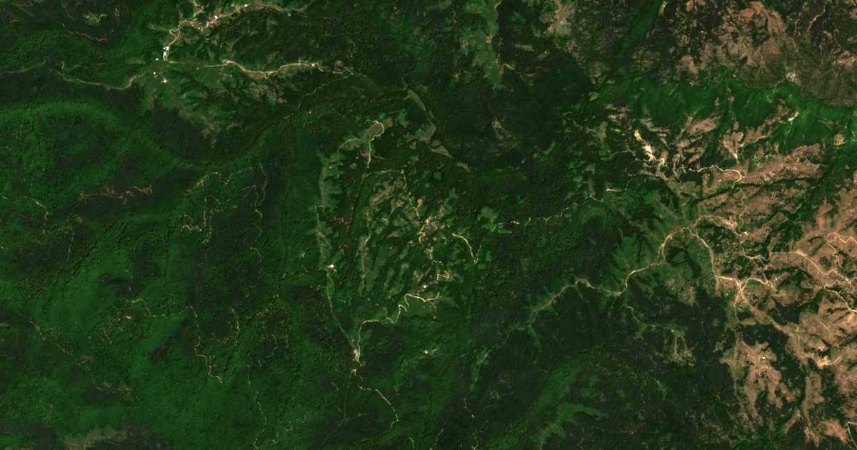 Carte satellite de Dragush