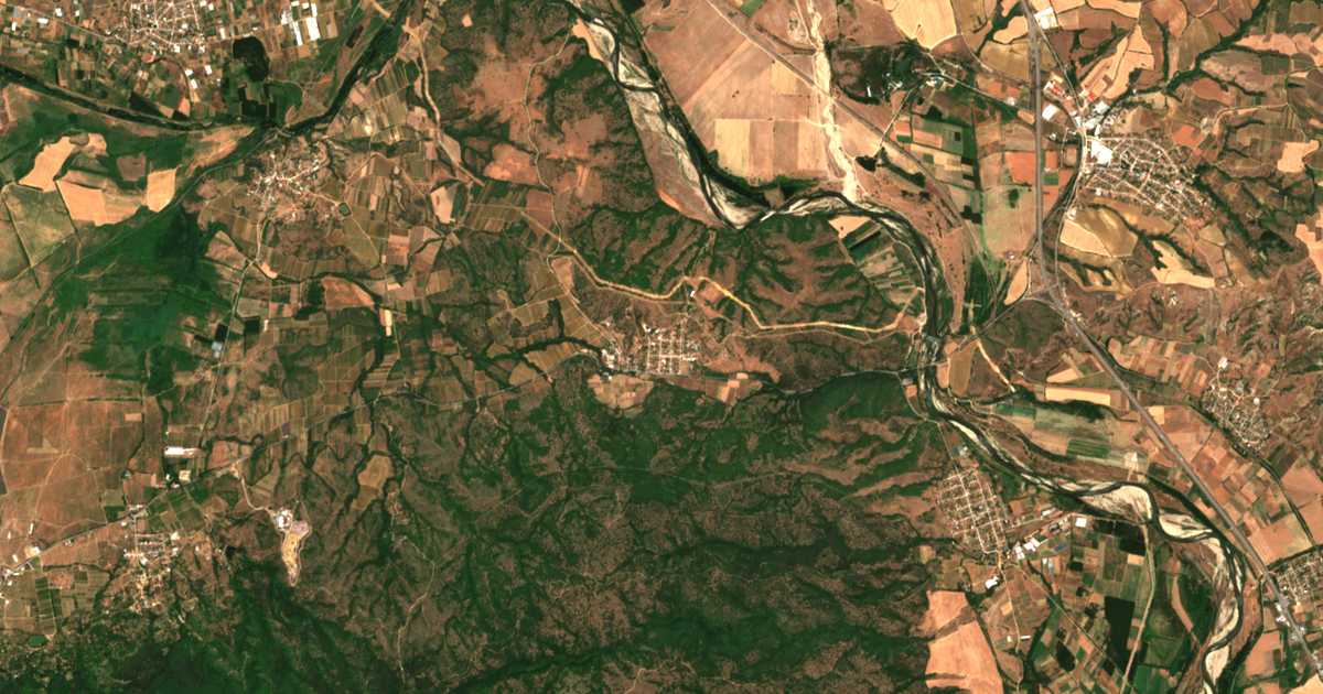 Carte satellite de Drangovo