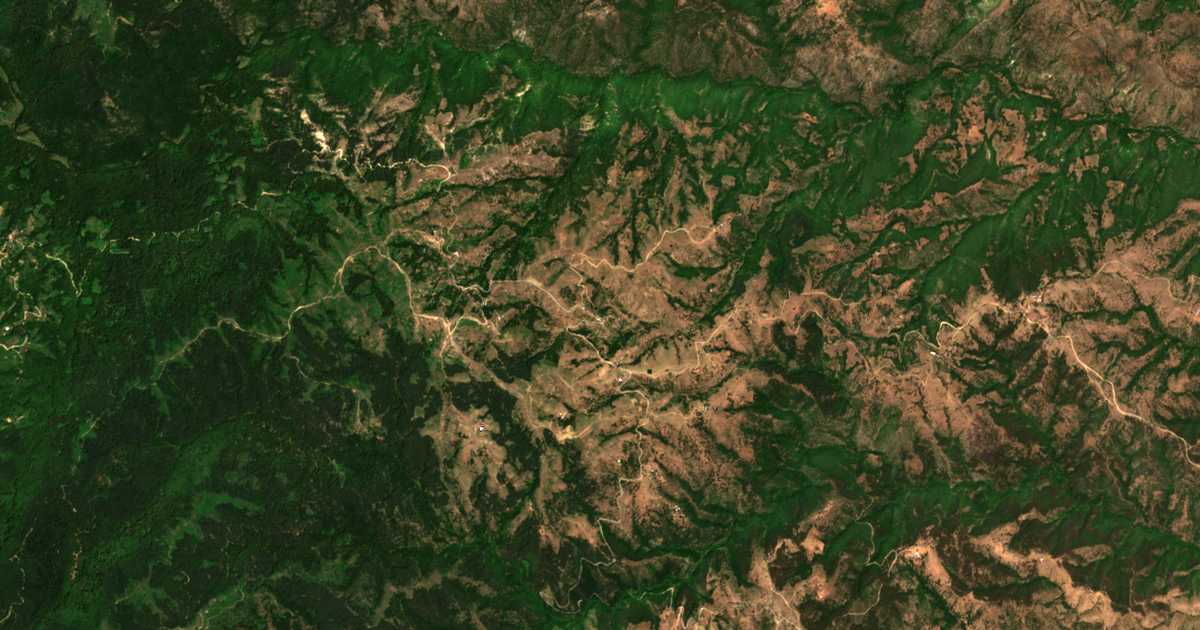 Carte satellite de Drenovo