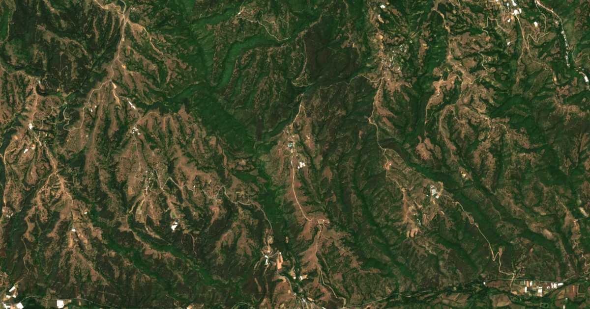 Carte satellite de Kladenci