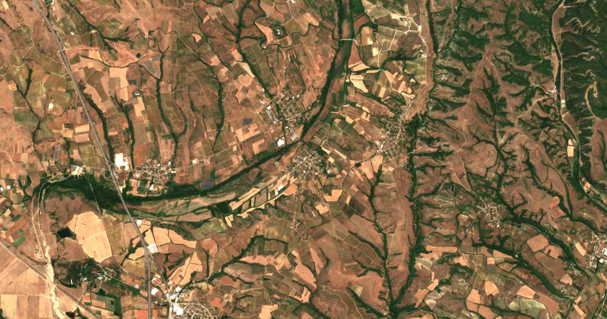 Carte satellite de Kromidovo