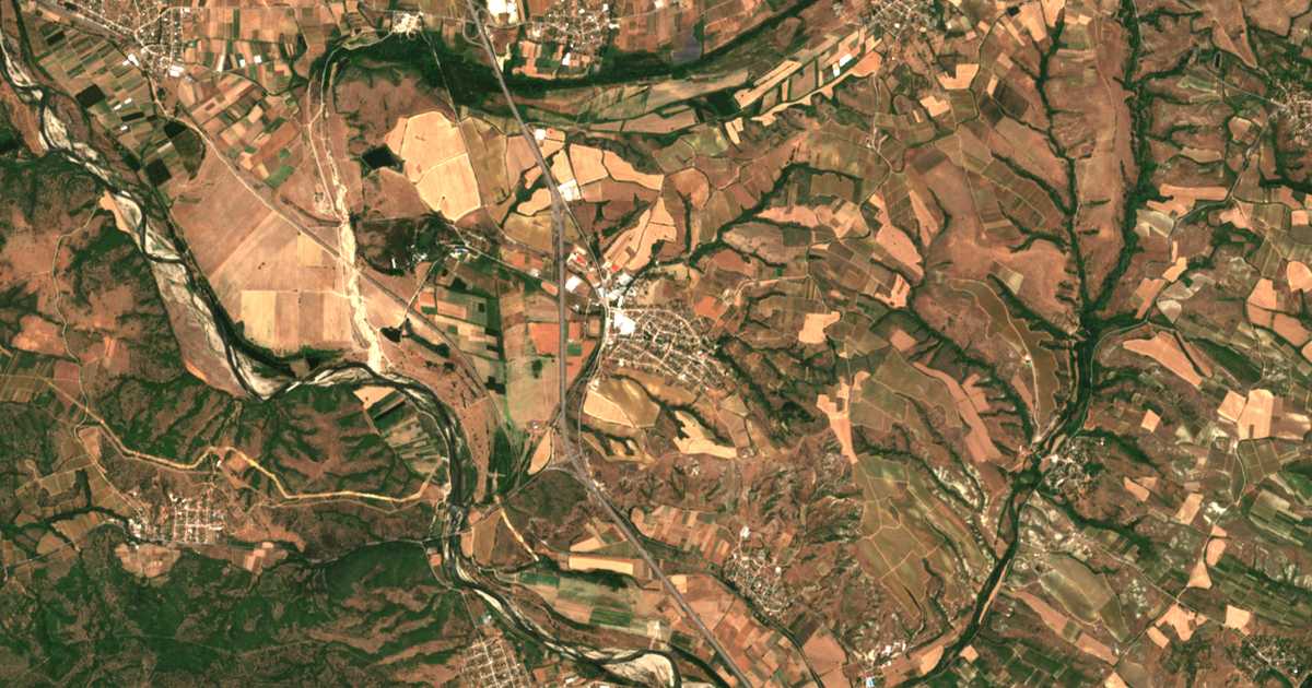 Carte satellite de Marikostinovo