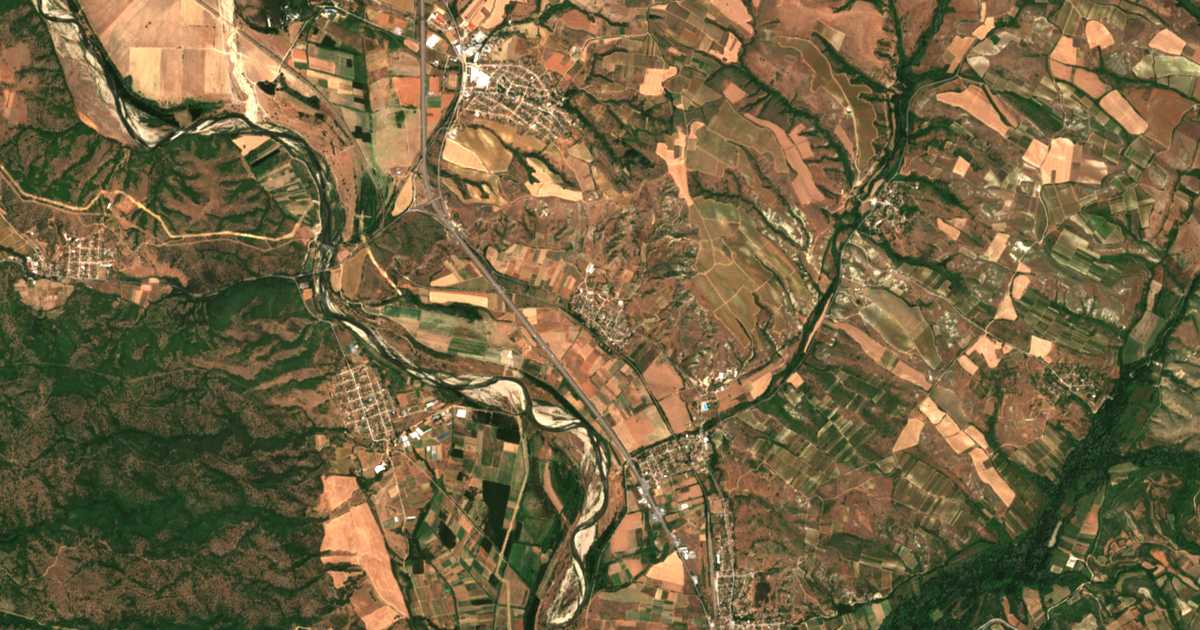 Carte satellite de Marino Pole