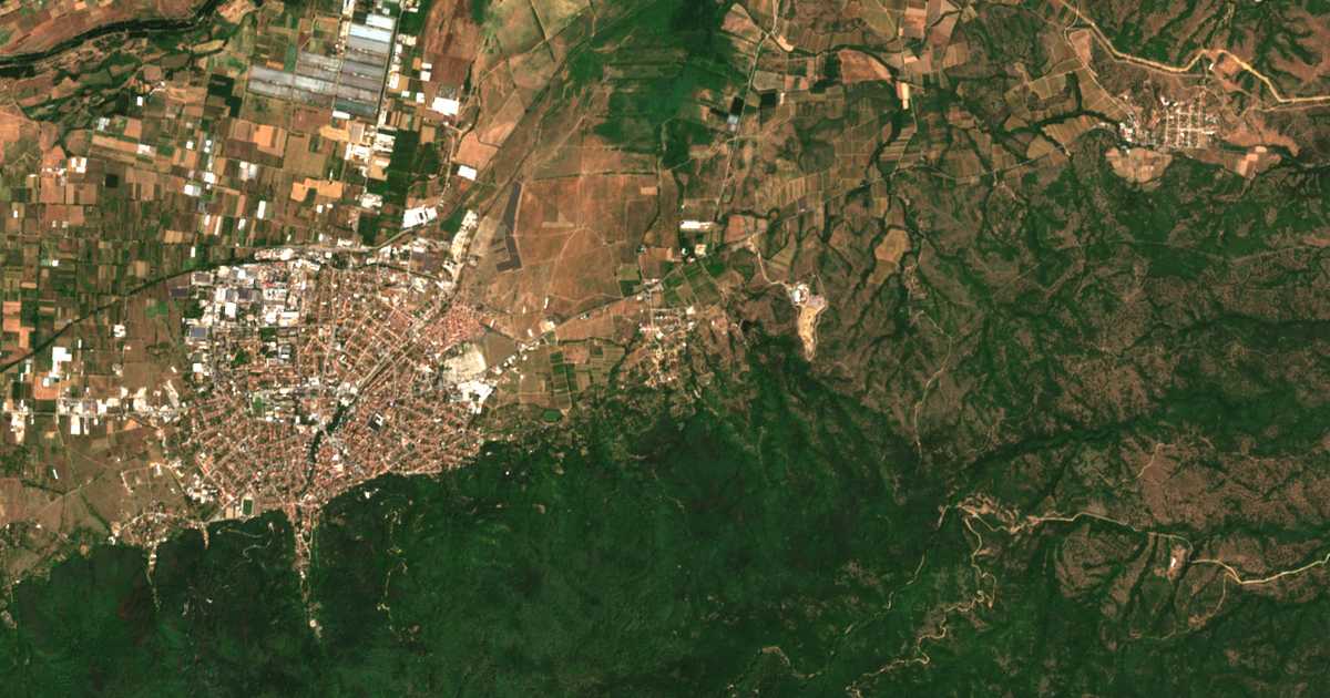 Carte satellite de Razhdak