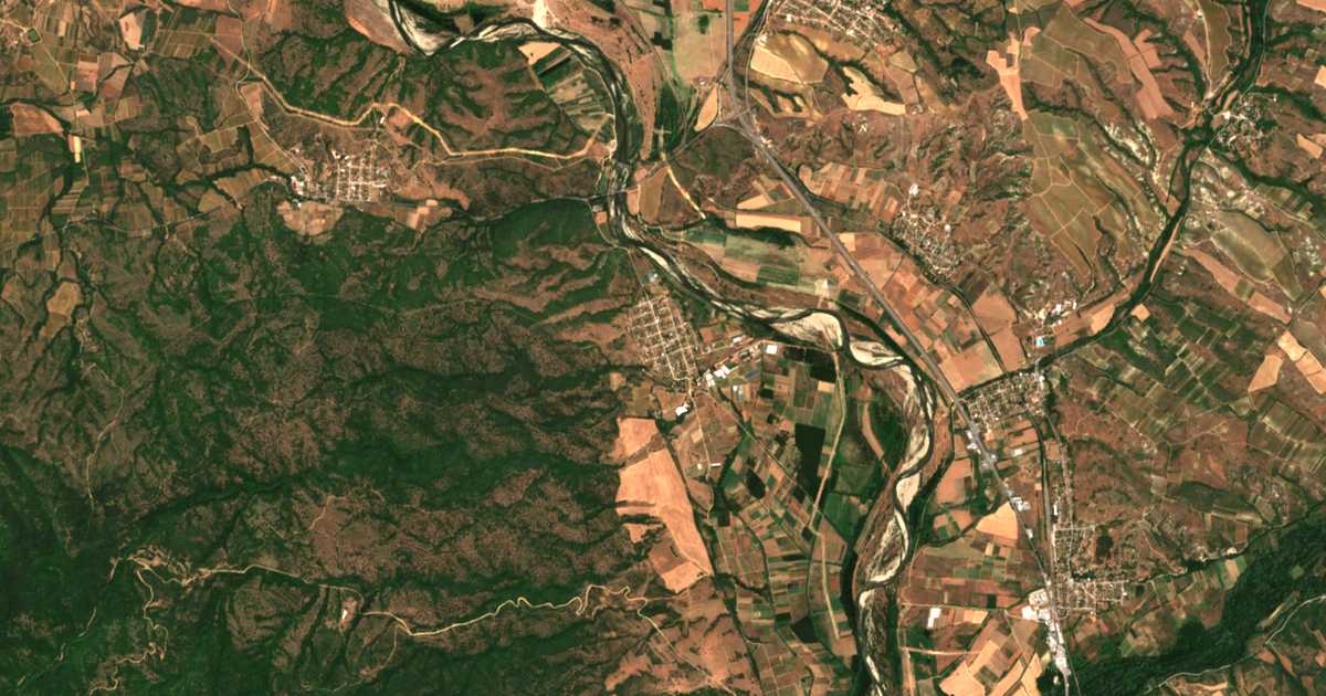 Carte satellite de Topolnitsa