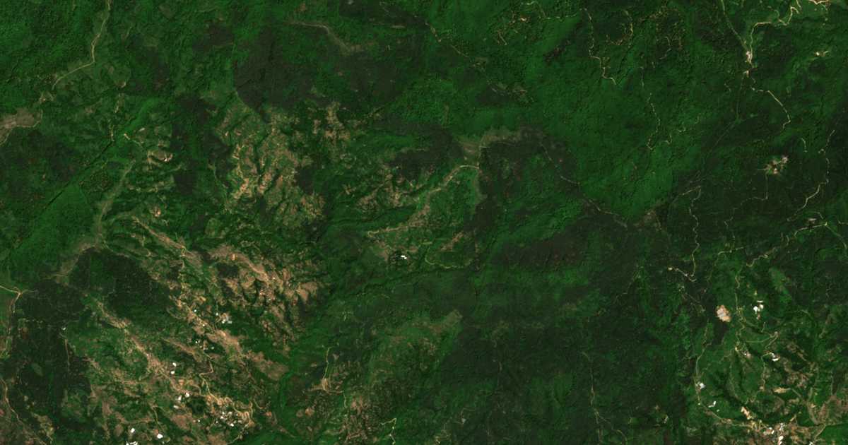 Carte satellite de Volno