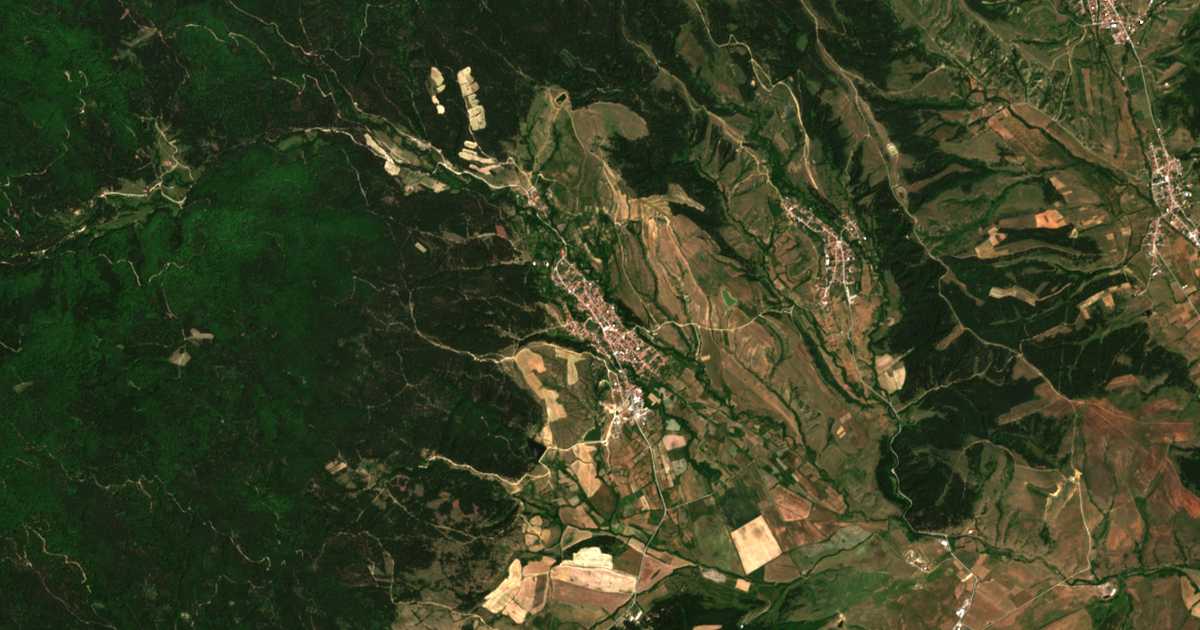 Carte satellite de Bachevo
