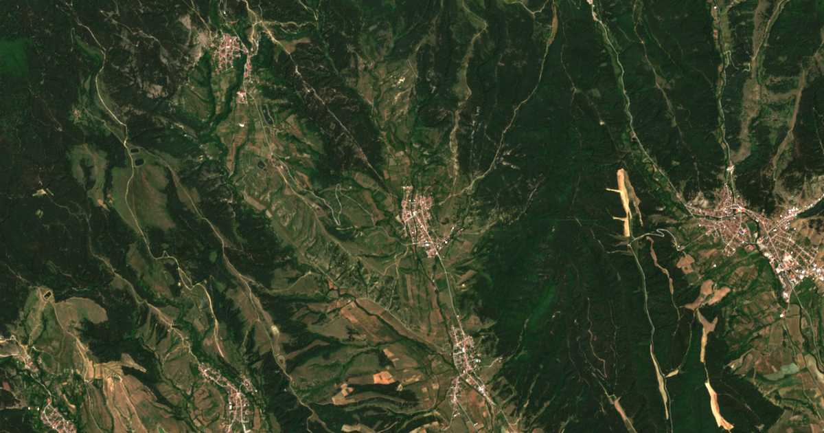 Carte satellite de Gorno Draglishte