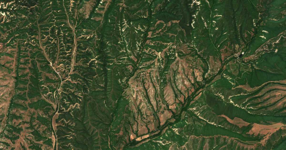 Carte satellite de Chereshnitsa