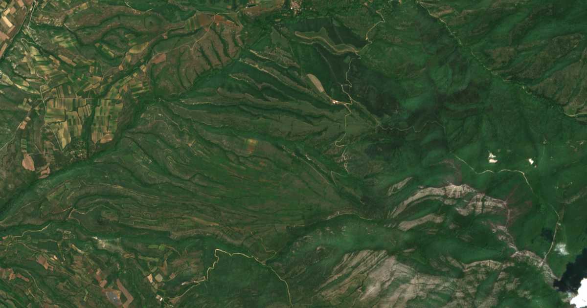 Carte satellite de Lehovo