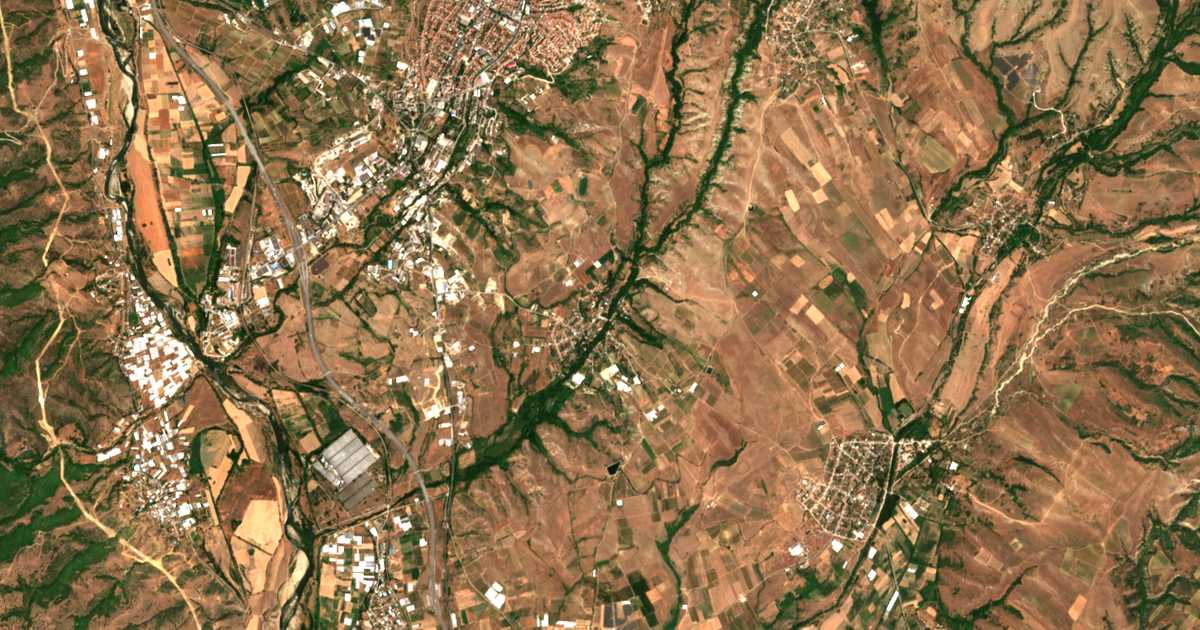Carte satellite de Leshnitsa