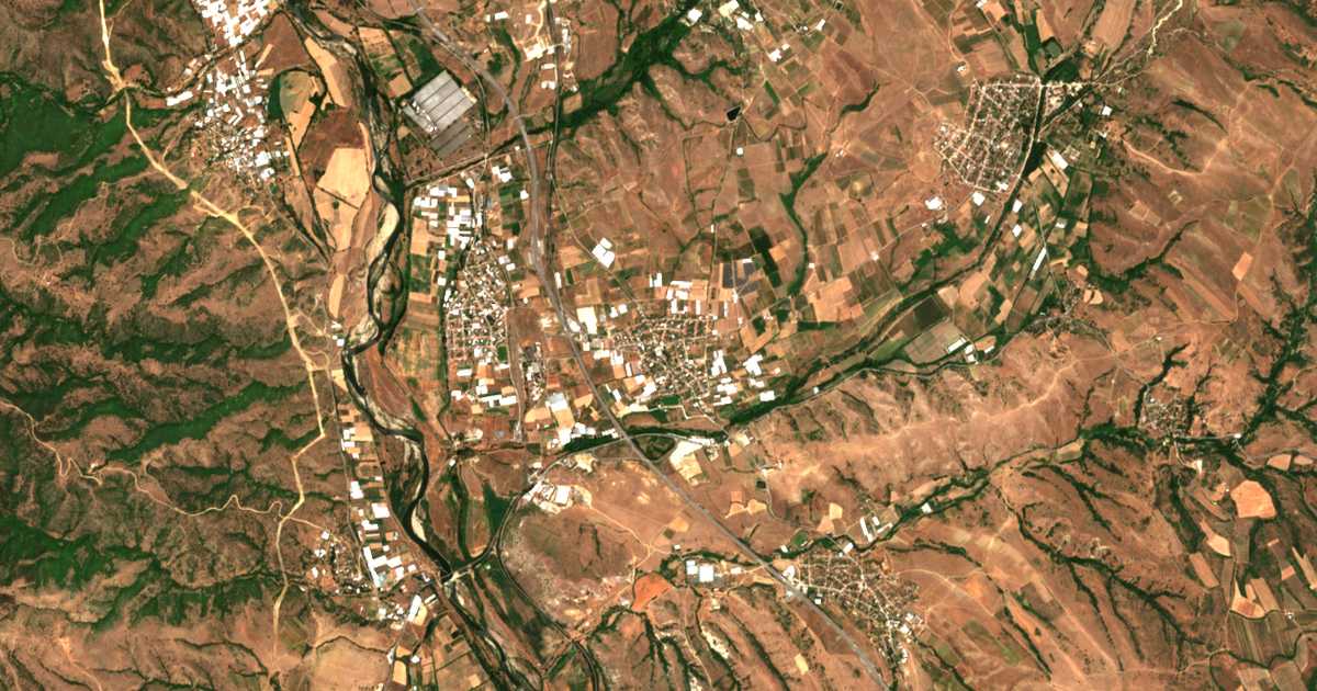 Carte satellite de Novo Delchevo