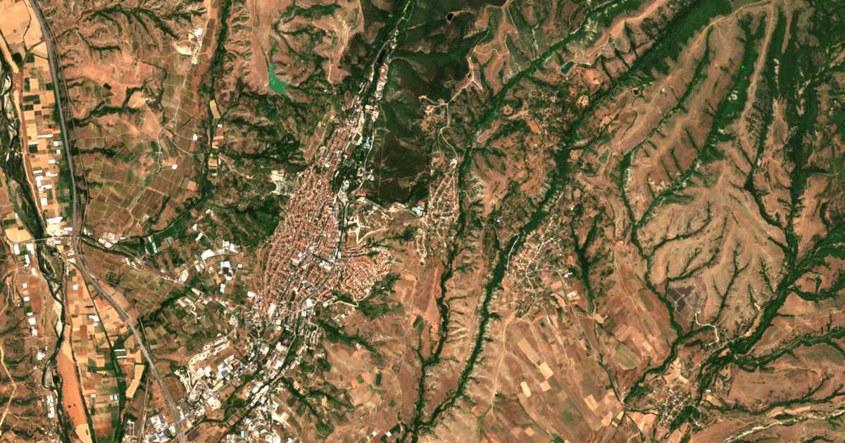 Carte satellite de Polenitsa