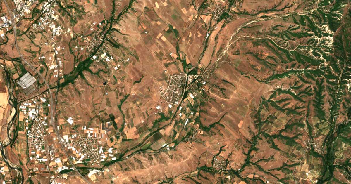 Carte satellite de Sklave