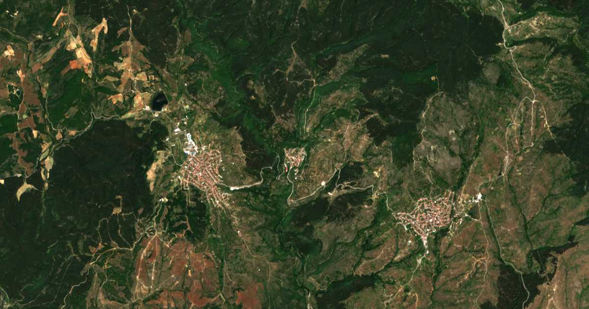 Carte satellite de Bogolin