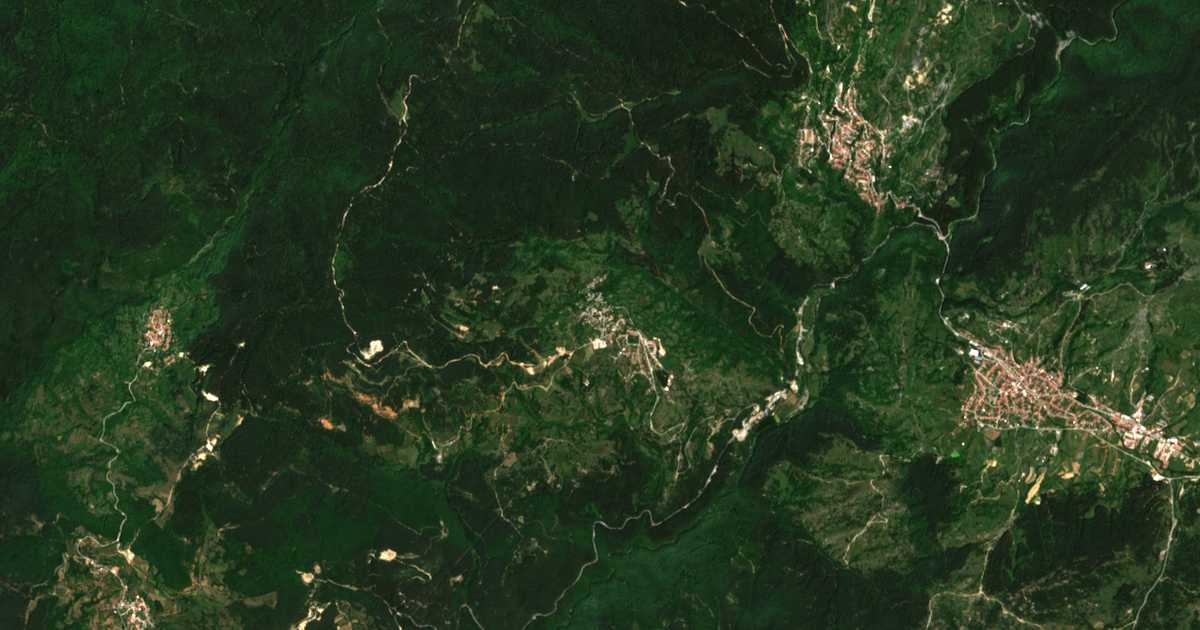 Carte satellite de Dolen