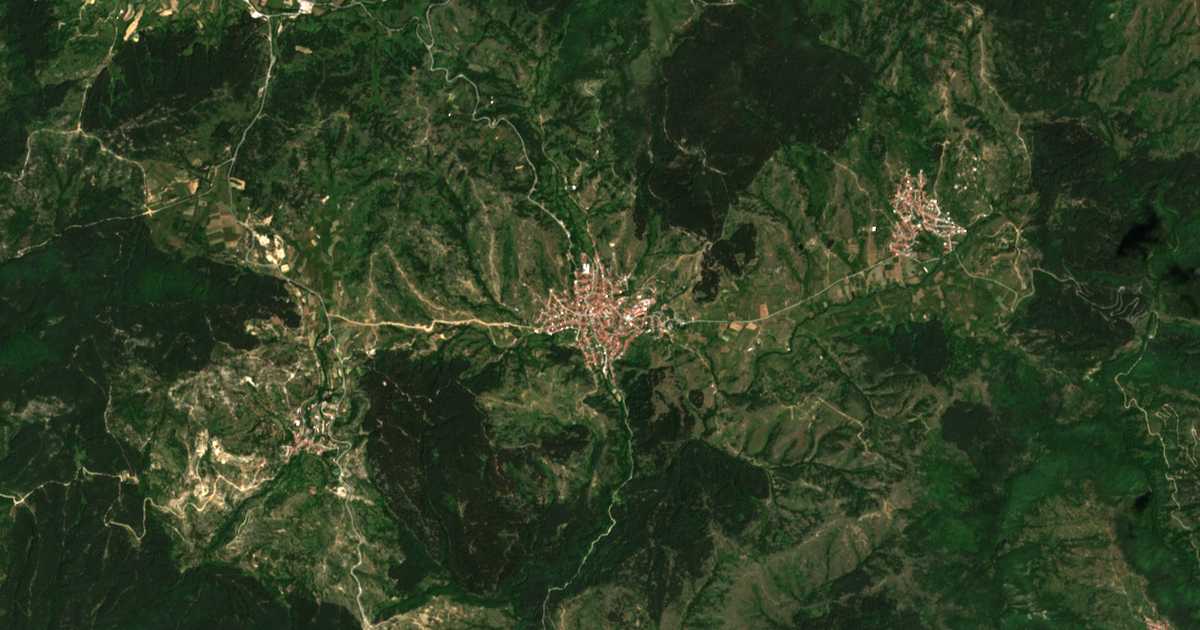 Carte satellite de Kotchan