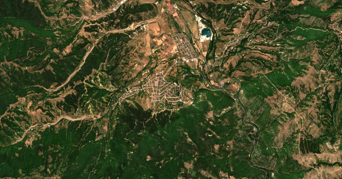 Carte satellite de Krupnik