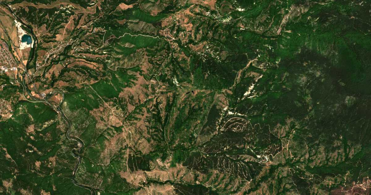 Carte satellite de Rakitna
