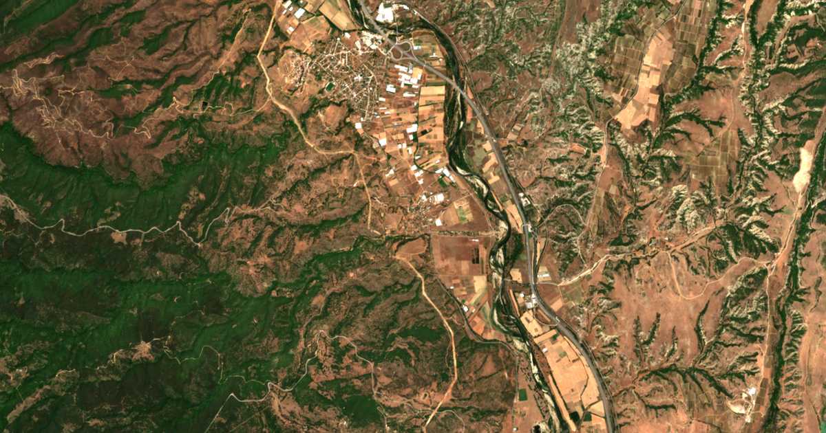Carte satellite de Drakata