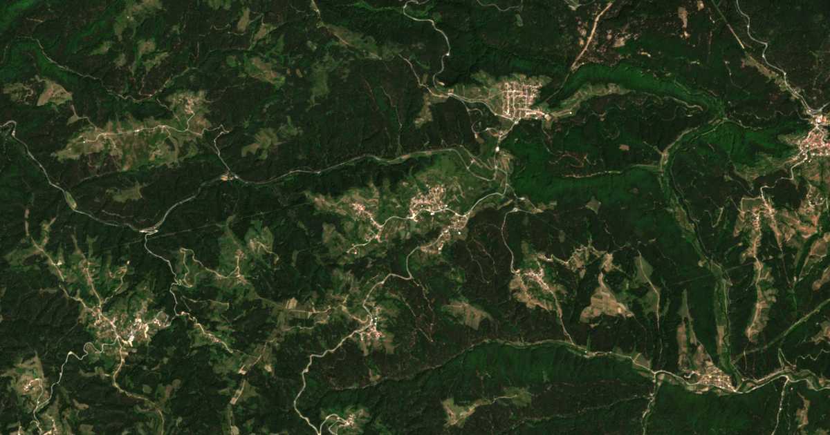 Carte satellite de Avramovo