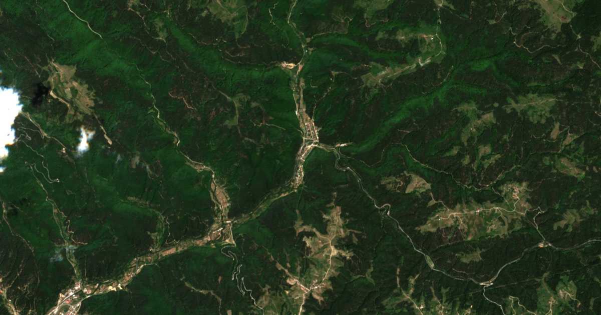 Carte satellite de Cherna Mesta