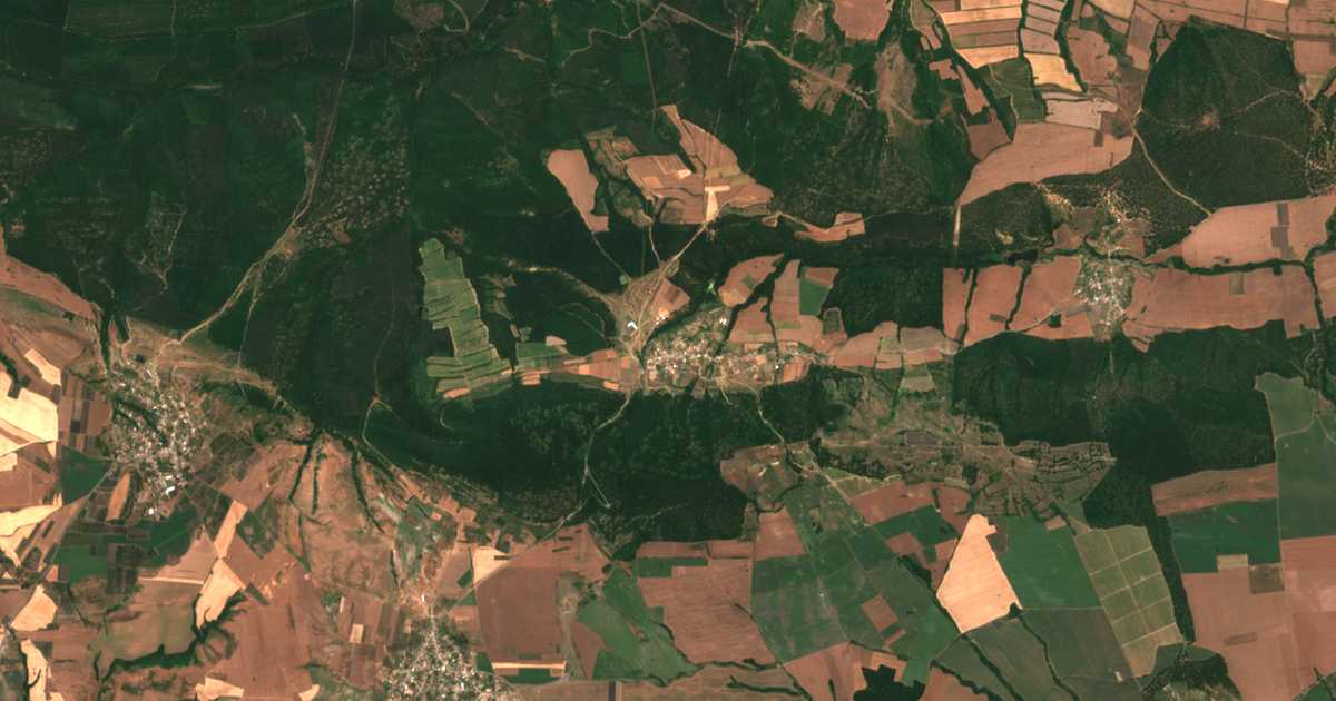 Carte satellite de Cherna Mogila