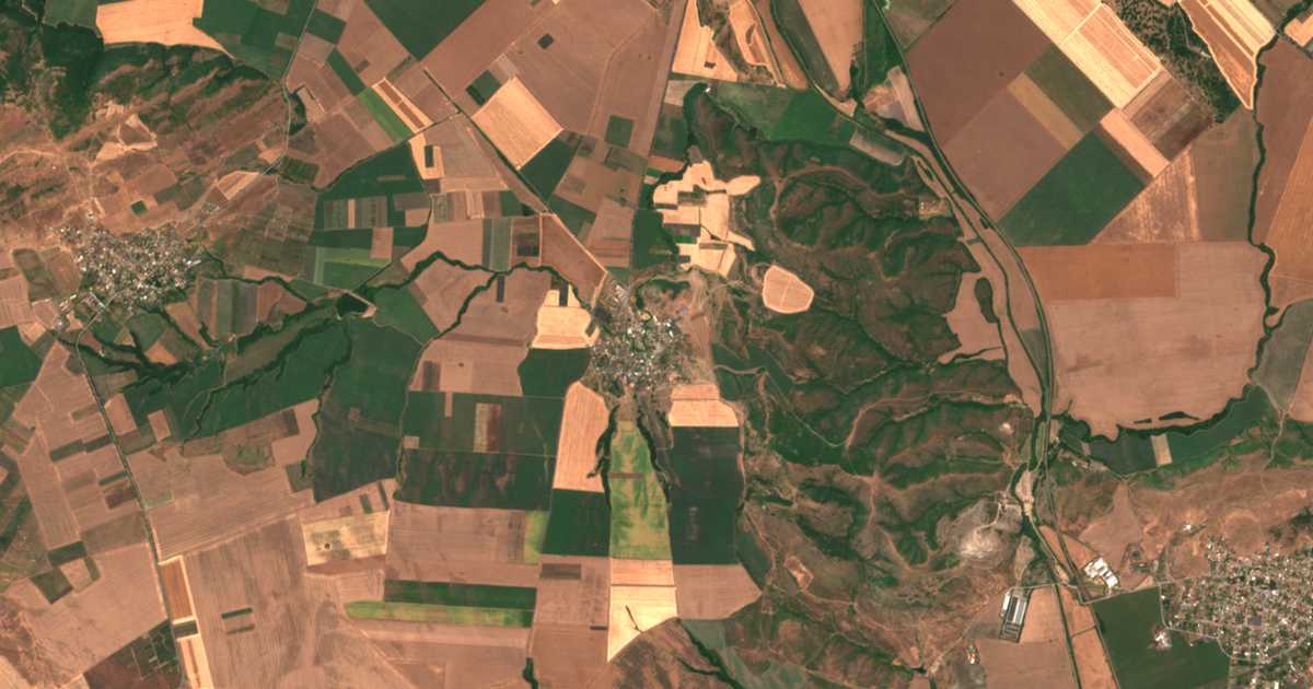 Carte satellite de Malka Polyana