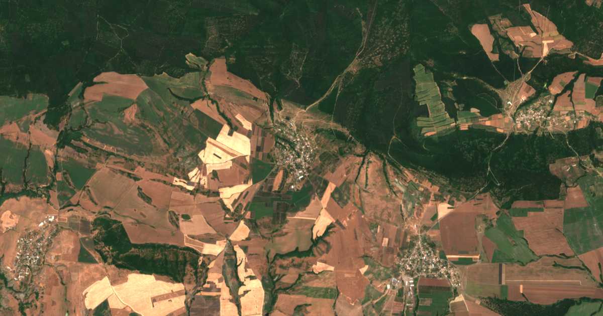 Carte satellite de Peshtersko