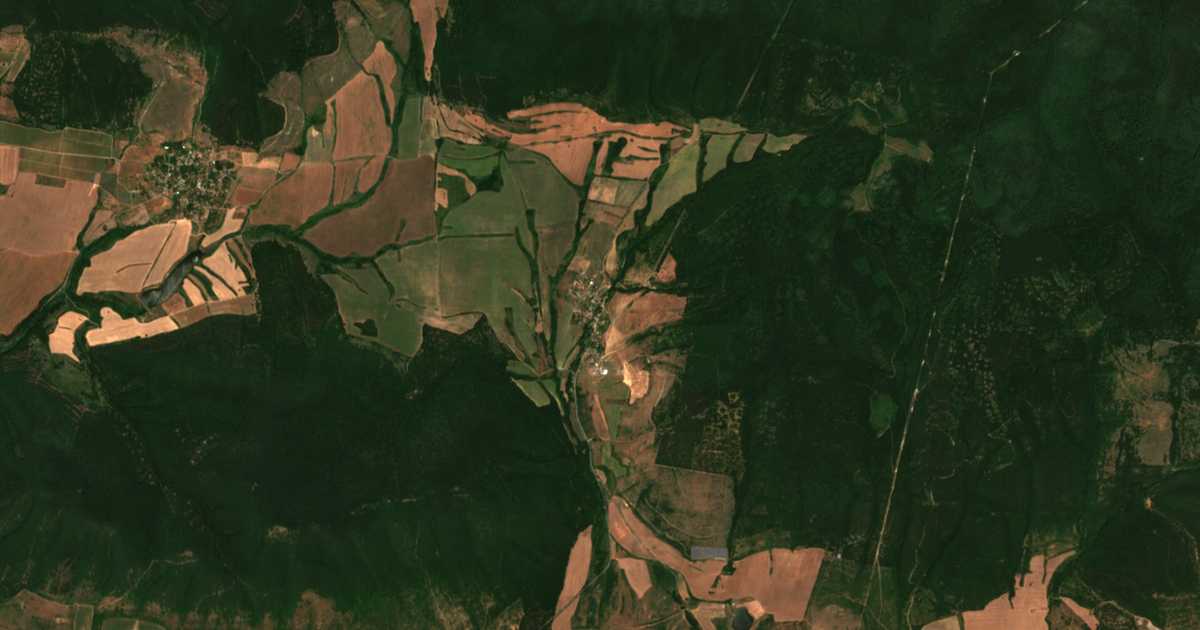 Carte satellite de Raklinovo