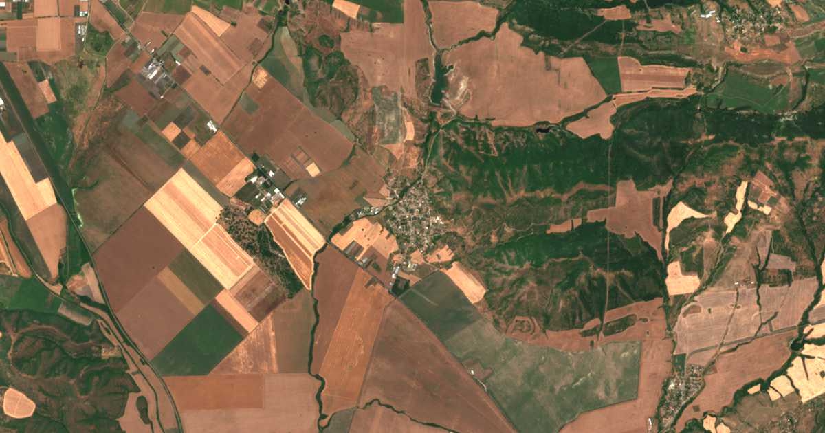 Carte satellite de Sadievo