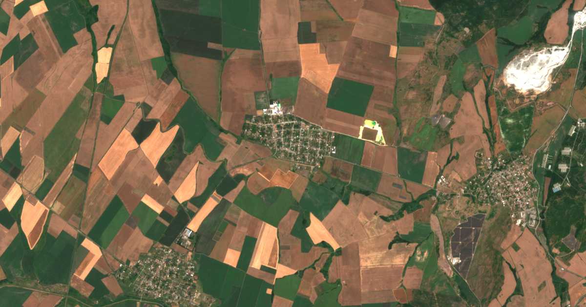 Carte satellite de Polski Izvor