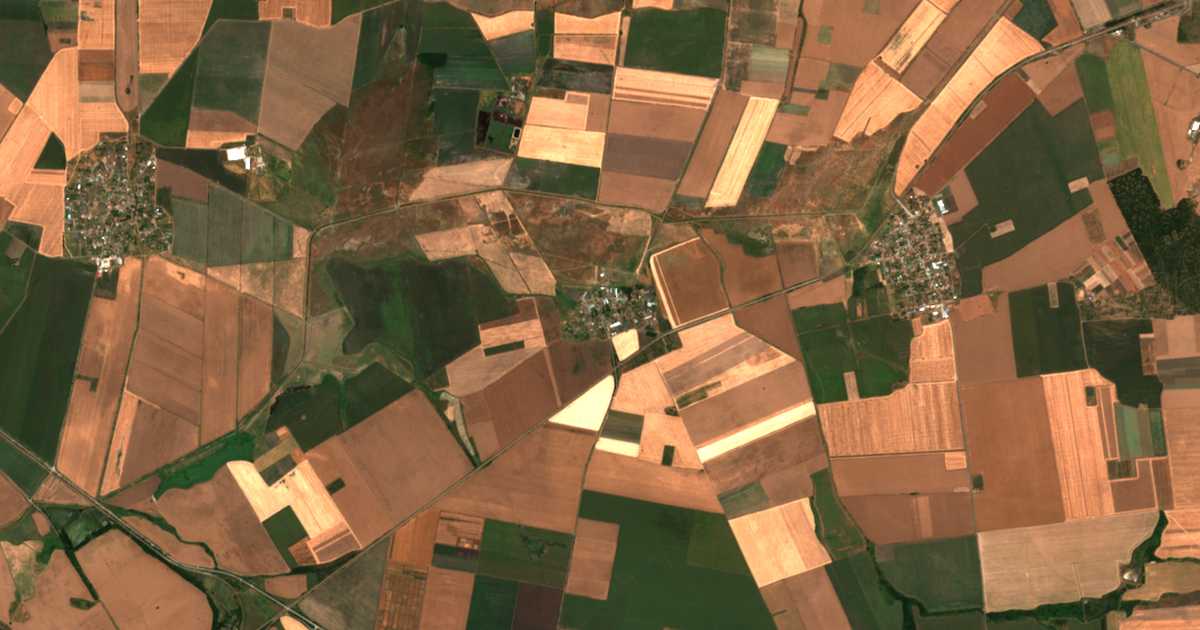 Carte satellite de Glumche