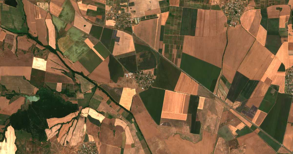 Carte satellite de Madrino